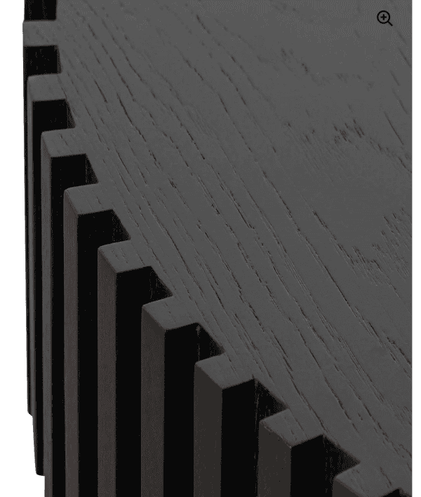 DELLEN Solid Look Round Coffee Table - 1.1m Black - Image 2